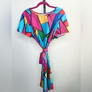 Colorful Zag Dress